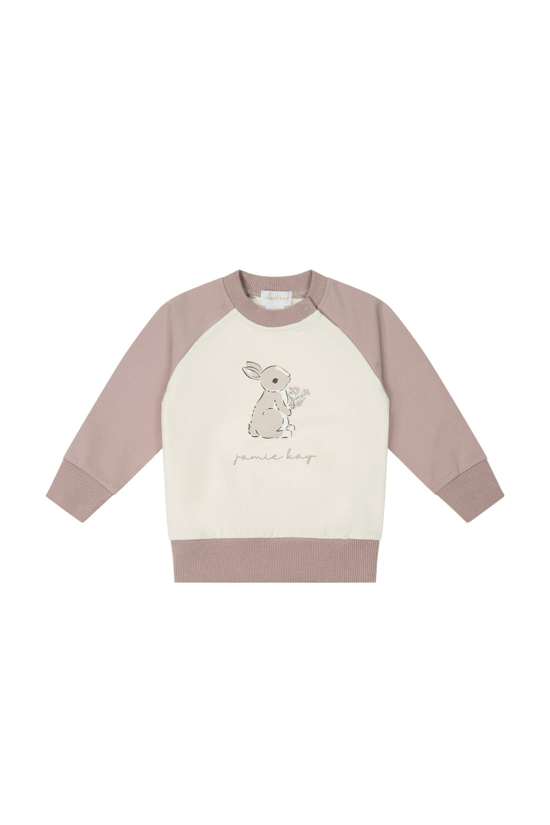 Organic Cotton Tao Sweatshirt - Lavender Musk Childrens Sweatshirt from Jamie Kay Australia