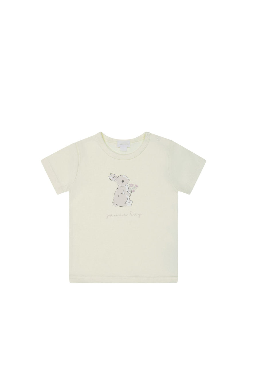 Pima Cotton Aude Oversized Tee - Parchment Childrens Top from Jamie Kay Australia