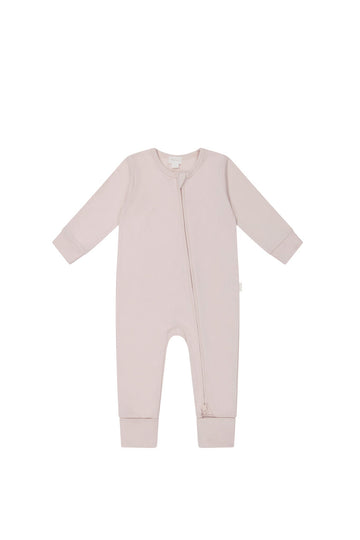 Pima Cotton Gracelyn Onepiece - Soft Misty Rose Childrens Onepiece from Jamie Kay Australia