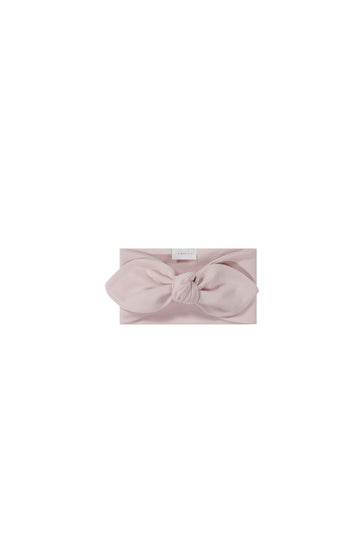 Pima Cotton Headband - Soft Misty Rose Childrens Headband from Jamie Kay Australia