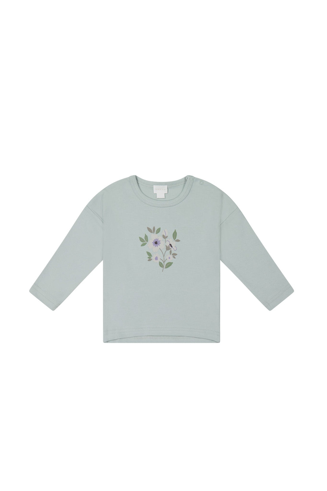 Pima Cotton Marley Long Sleeve Top - Ocean Spray Childrens Top from Jamie Kay Australia