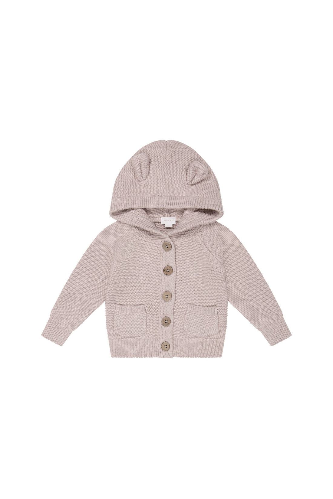 Sebastian Knitted Cardigan/Jacket - Ballet Pink Marle Childrens Cardigan from Jamie Kay Australia