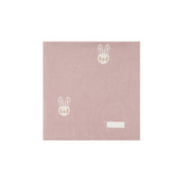 Bunny Knitted Blanket - Powder Pink Childrens Blanket from Jamie Kay Australia