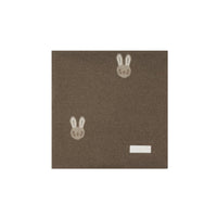 Bunny Knitted Blanket - Sepia Marle Childrens Blanket from Jamie Kay Australia