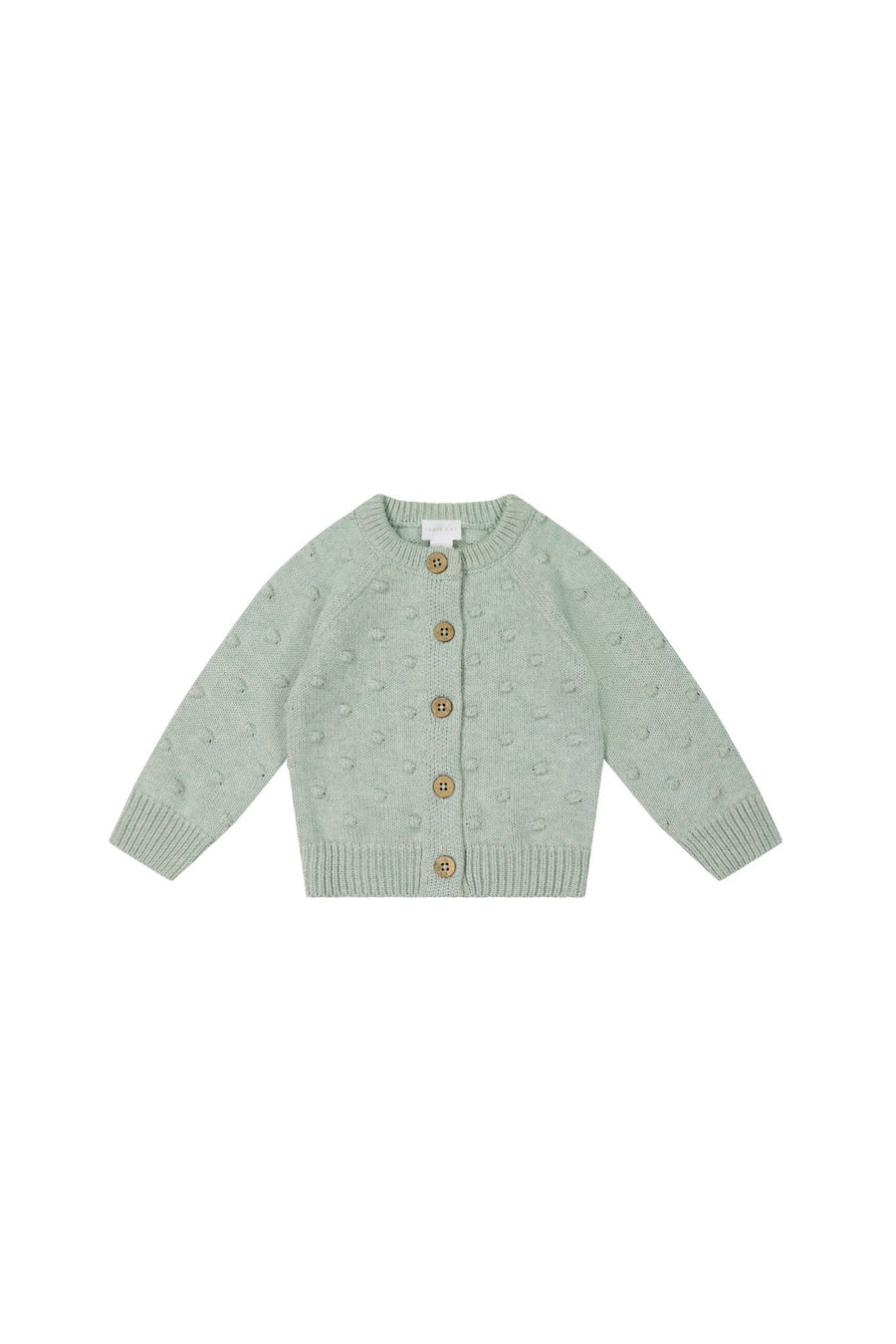 OG Dotty Knit Cardigan - Ocean Spray Marle Childrens Cardigan from Jamie Kay Australia