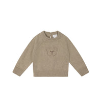 Ethan Jumper - Cashew Marle Childrens Jumper from Jamie Kay Australia