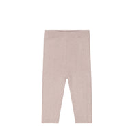 Frankie Knitted Legging - Ballet Pink Marle Childrens Legging from Jamie Kay Australia