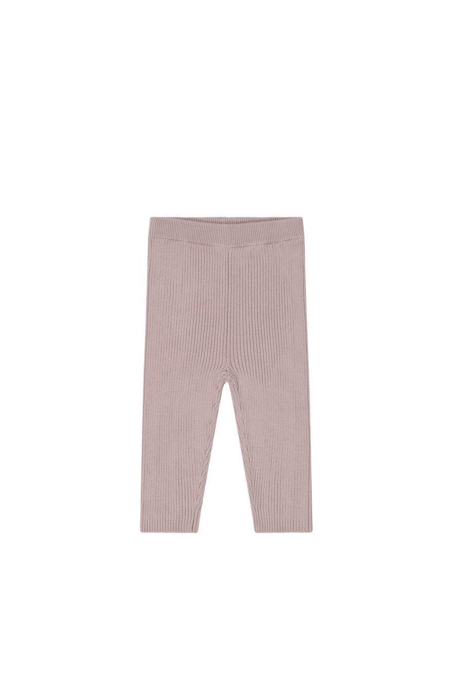 Frankie Knitted Legging - Powder Pink Childrens Legging from Jamie Kay Australia