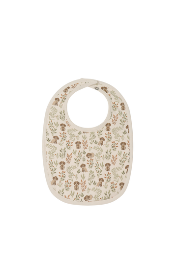 Organic Cotton Bib - Charlie's Backyard Childrens Bib from Jamie Kay Australia