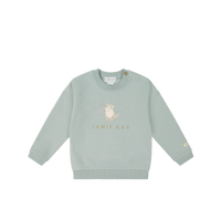 Organic Cotton Bobbie Sweatshirt - Ocean Spray Childrens Sweatshirt from Jamie Kay Australia