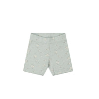 Organic Cotton Everyday Bike Short - Lulu Blue Childrens Short from Jamie Kay Australia