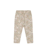 Organic Cotton Everyday Legging - April Eggnog Childrens Legging from Jamie Kay Australia