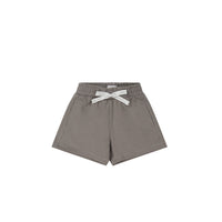 Organic Cotton Jalen Short - Cobblestone Childrens Short from Jamie Kay Australia