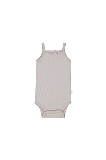 Organic Cotton Modal Singlet Bodysuit - Luna Childrens Bodysuit from Jamie Kay Australia