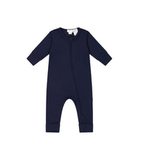 Pima Cotton Frankie Zip Onepiece - Blueberry Childrens Onepiece from Jamie Kay Australia