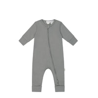 Pima Cotton Frankie Zip Onepiece - Chalk Childrens Onepiece from Jamie Kay Australia