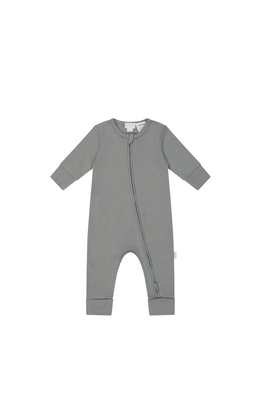 Pima Cotton Frankie Zip Onepiece - Chalk Childrens Onepiece from Jamie Kay Australia