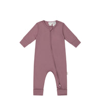 Pima Cotton Frankie Zip Onepiece - Lillium Childrens Onepiece from Jamie Kay Australia