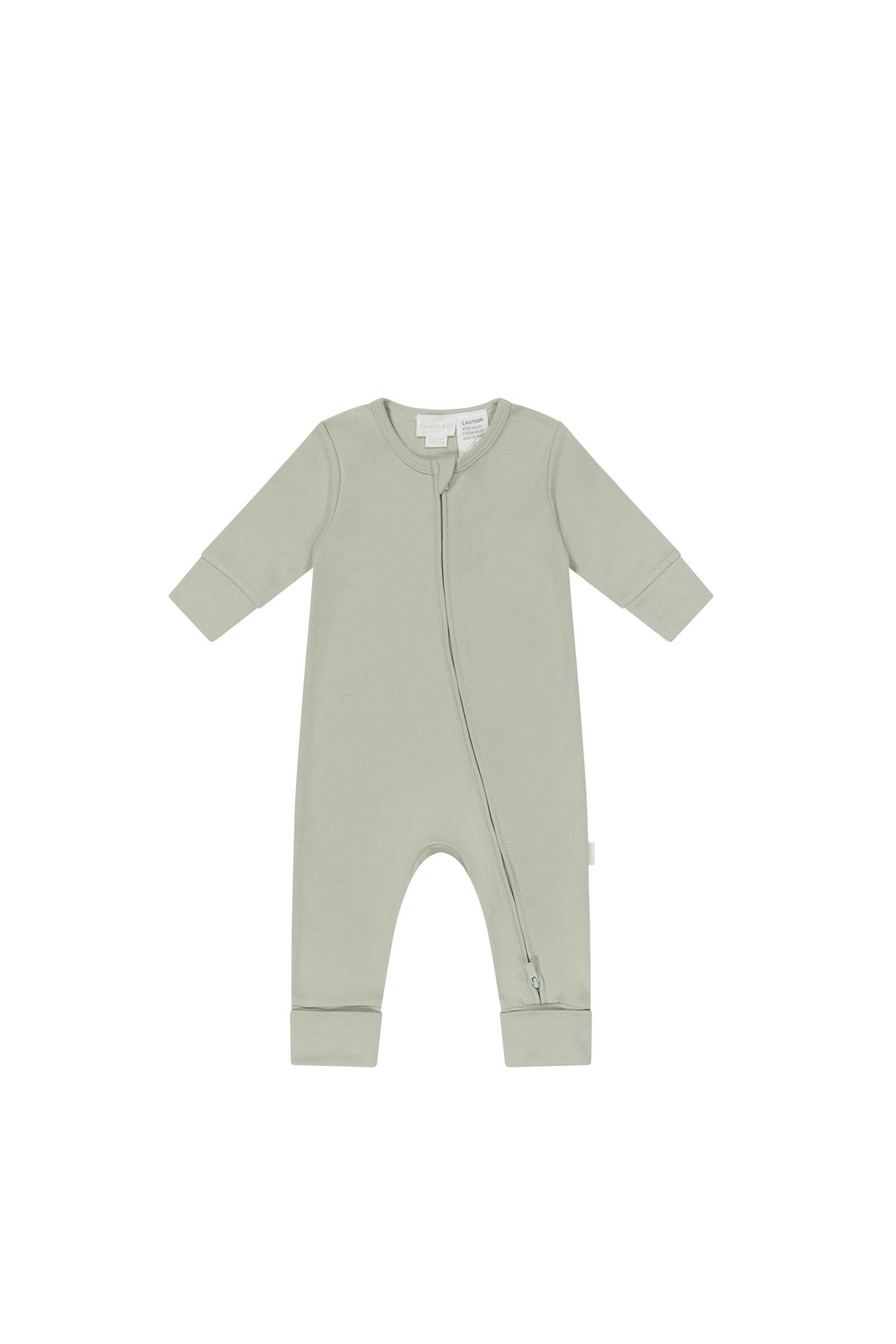 Pima Cotton Frankie Zip Onepiece - Mist Childrens Onepiece from Jamie Kay Australia