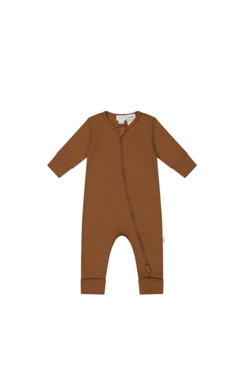 Pima Cotton Frankie Zip Onepiece - Sienna Childrens Onepiece from Jamie Kay Australia