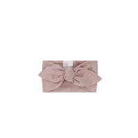 Pima Cotton Headband - Softest Mauve Childrens Headband from Jamie Kay Australia