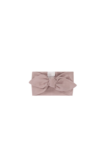 Pima Cotton Headband - Softest Mauve Childrens Headband from Jamie Kay Australia