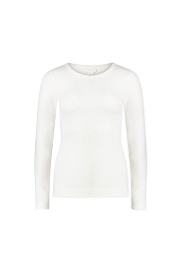 Organic Cotton Modal Womens Long Sleeve Top - Milk Childrens Womens Top from Jamie Kay Australia