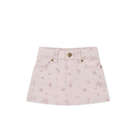 Adrienne Skirt - Petite Fleur Violet Childrens Skirt from Jamie Kay Australia