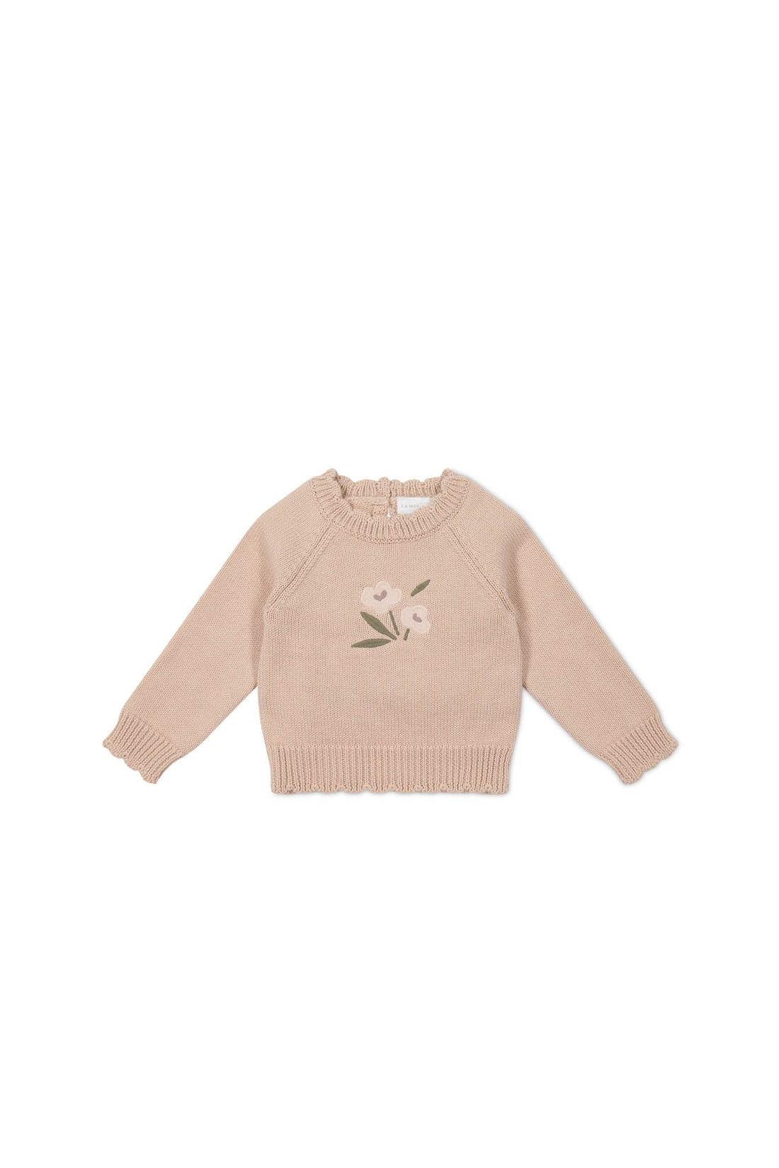 Audrey Knitted Jumper - Dusky Rose Petite Goldie Childrens Jumper from Jamie Kay Australia