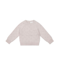 Dotty Knitted Jumper - Luna Childrens Jumper from Jamie Kay Australia