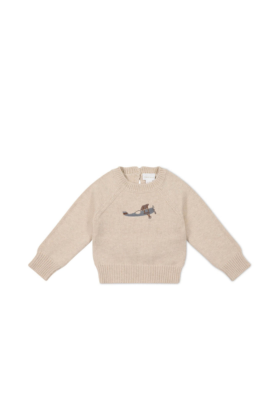 Ethan Jumper - Oatmeal Marle Avion Childrens Jumper from Jamie Kay Australia