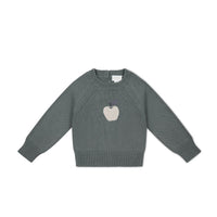 Ethan Jumper - Smoke Apple Childrens Jumper from Jamie Kay Australia