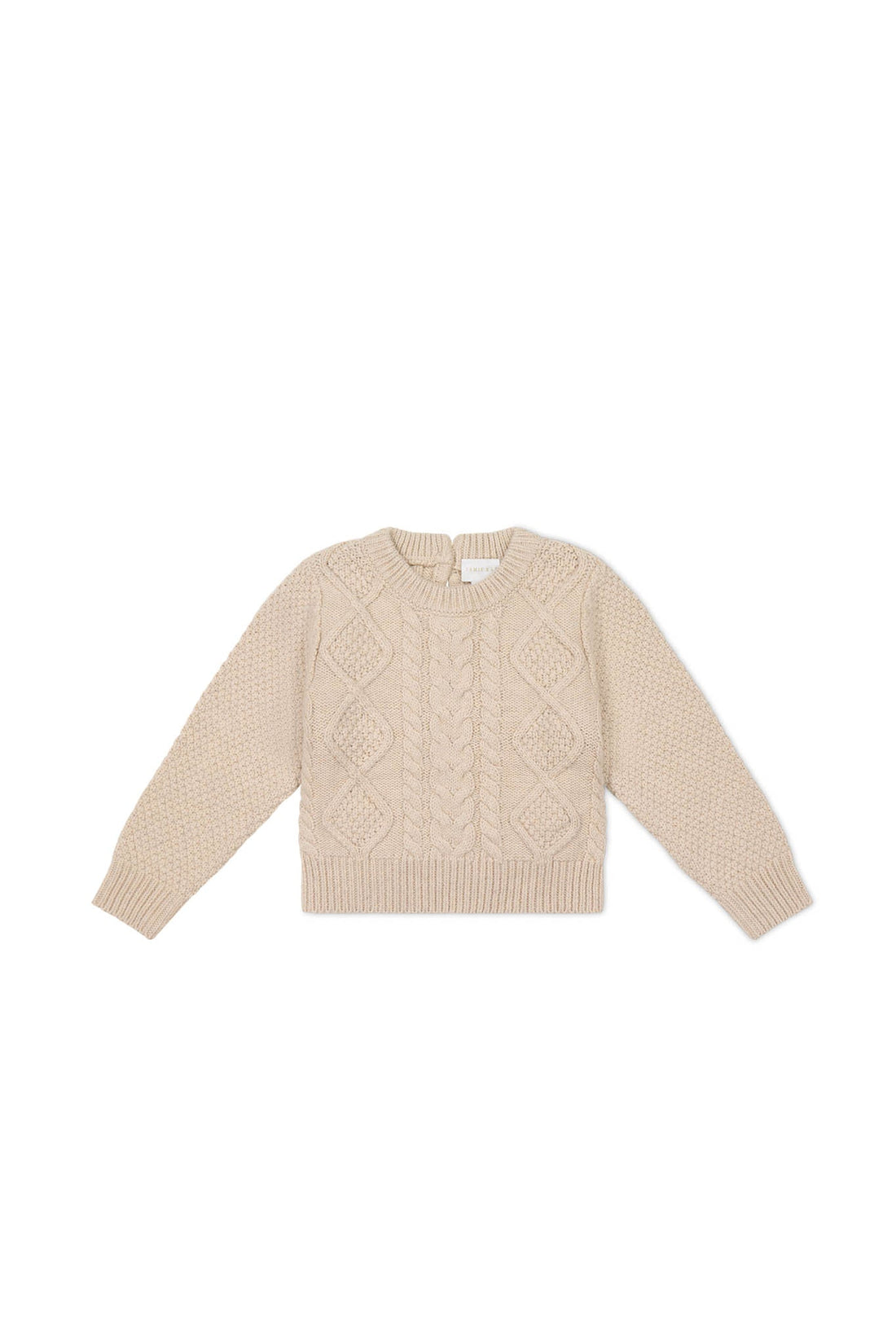 Olsen Jumper - Oatmeal Marle Childrens Jumper from Jamie Kay Australia