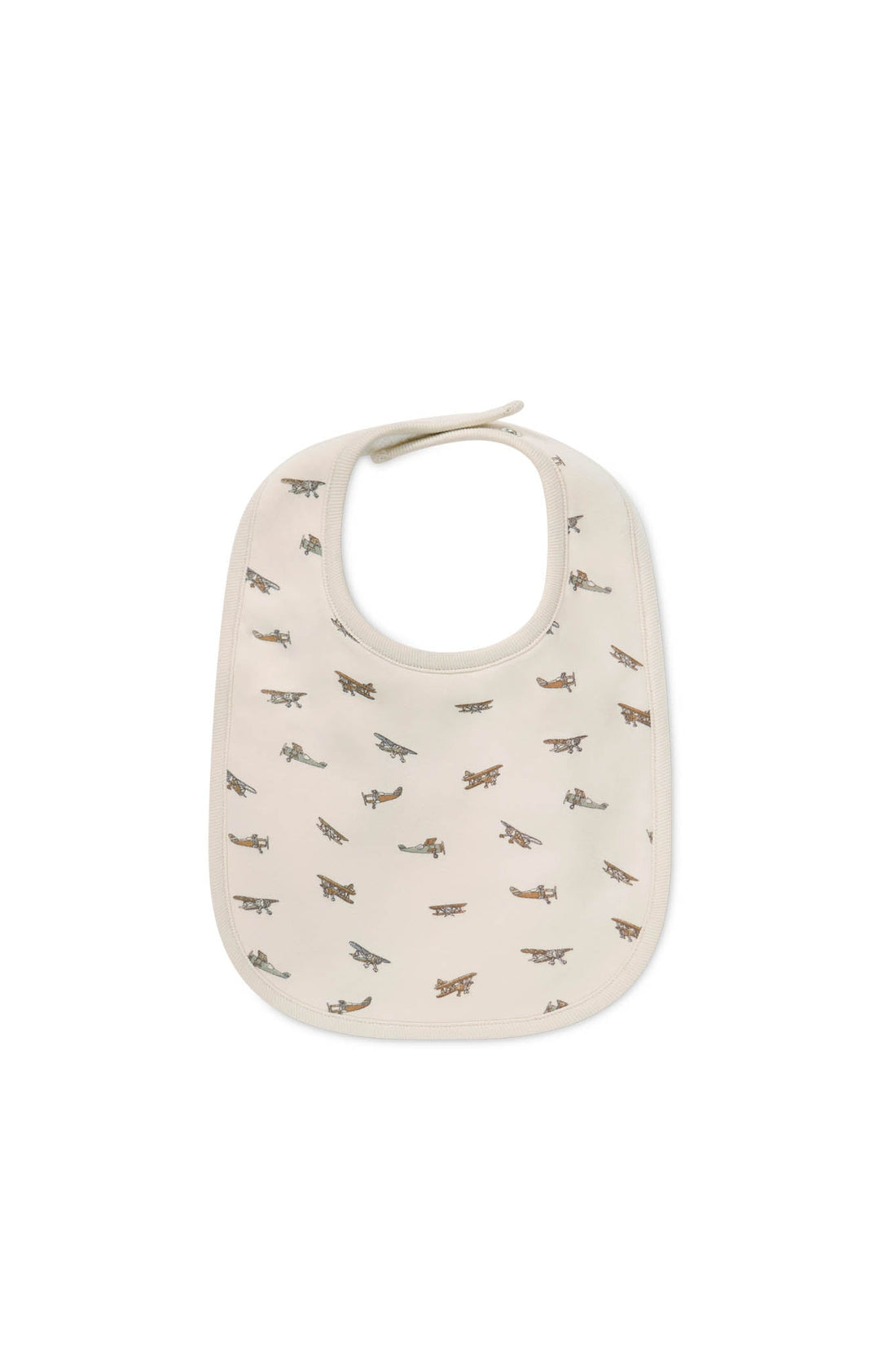 Organic Cotton Bib - Avion Shell Childrens Bib from Jamie Kay Australia