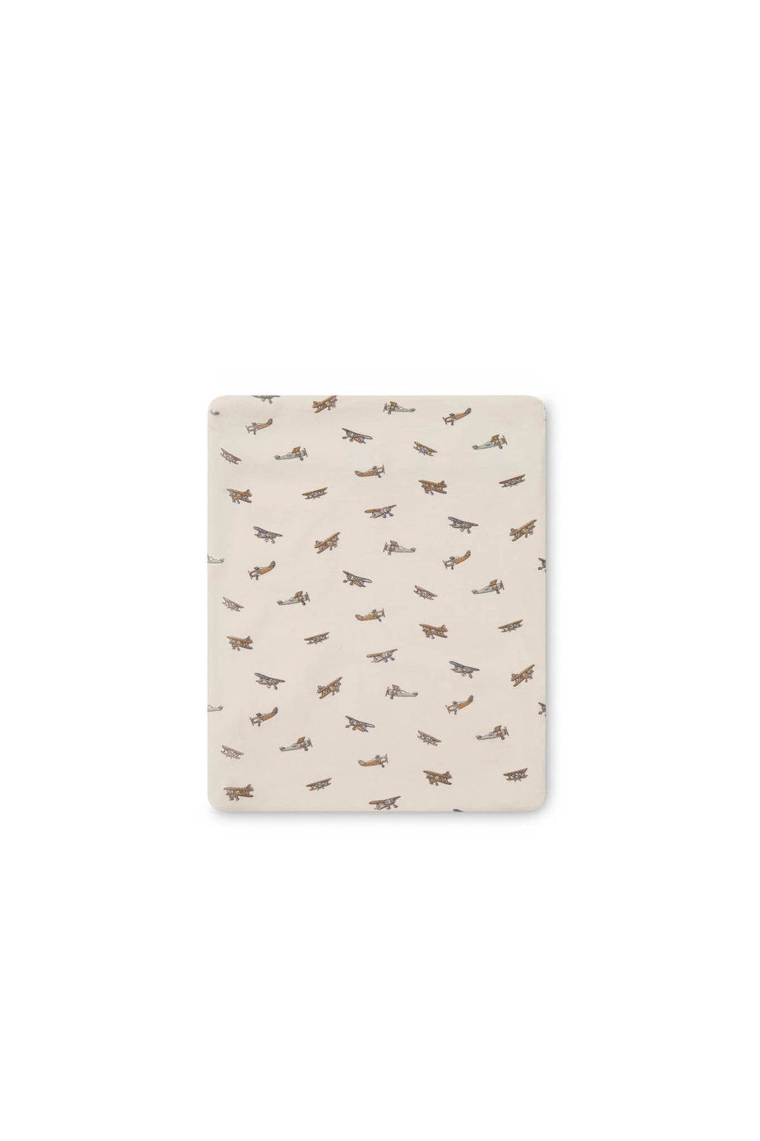 Organic Cotton Cot Sheet - Avion Shell Childrens Cot Sheet from Jamie Kay Australia