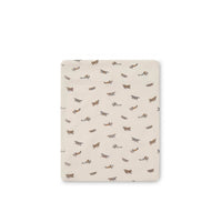 Organic Cotton Cot Sheet - Avion Shell Childrens Cot Sheet from Jamie Kay Australia