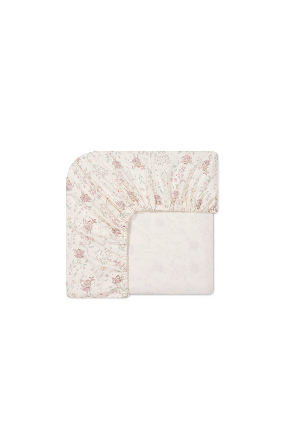 Organic Cotton Cot Sheet - Fairy Willow Childrens Cot Sheet from Jamie Kay Australia