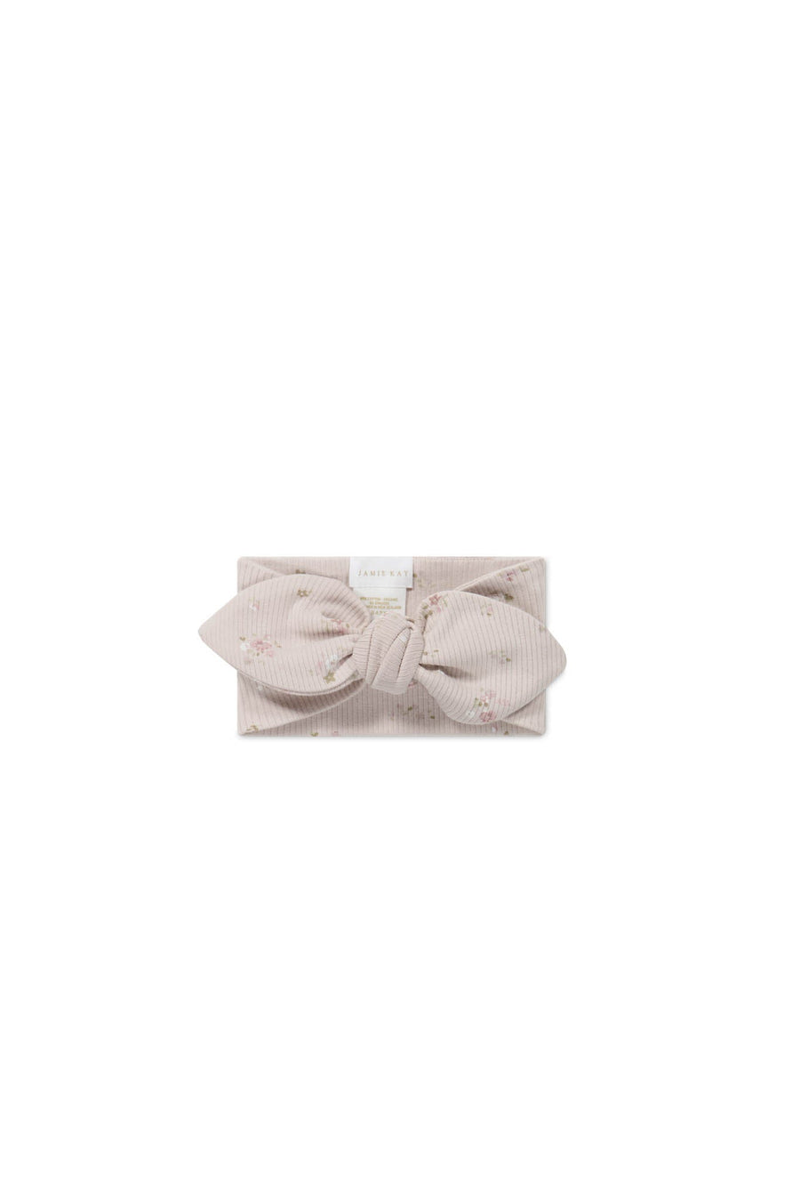 Organic Cotton Fine Rib Headband - Petite Fleur Violet Childrens Headband from Jamie Kay Australia