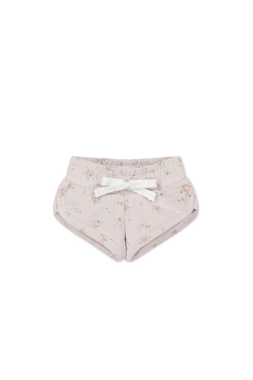 Organic Cotton Ivy Shortie - Petite Fleur Violet Childrens Short from Jamie Kay Australia