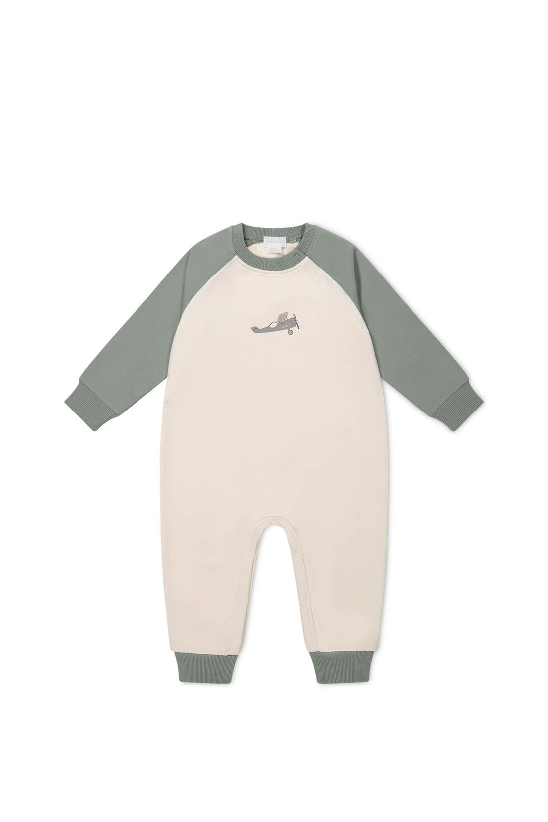 Organic Cotton Tao Sweatshirt Onepiece - Milford Sound Avion Childrens Onepiece from Jamie Kay Australia