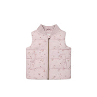 Taylor Vest - Petite Fleur Violet Childrens Vest from Jamie Kay Australia