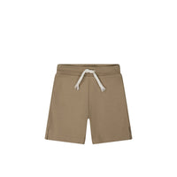 Pima Cotton Marley Short - Woodsmoke Childrens Short from Jamie Kay Australia