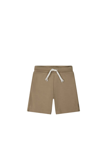 Pima Cotton Marley Short - Woodsmoke Childrens Short from Jamie Kay Australia