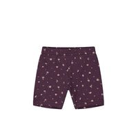 Organic Cotton Everyday Bike Short - Goldie Huckleberry Sparse Childrens Short from Jamie Kay Australia