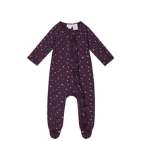 Organic Cotton Melanie Onepiece - Goldie Huckleberry Sparse Childrens Onepiece from Jamie Kay Australia