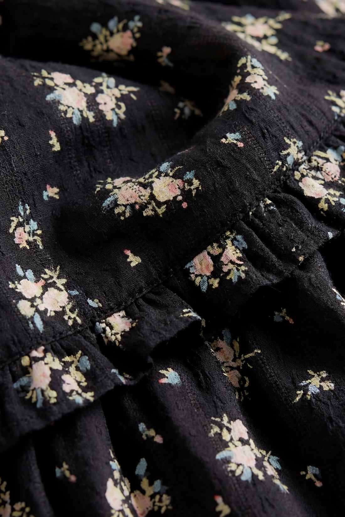 Organic Cotton Caroline Blouse - Cassie Caviar Childrens Top from Jamie Kay Australia