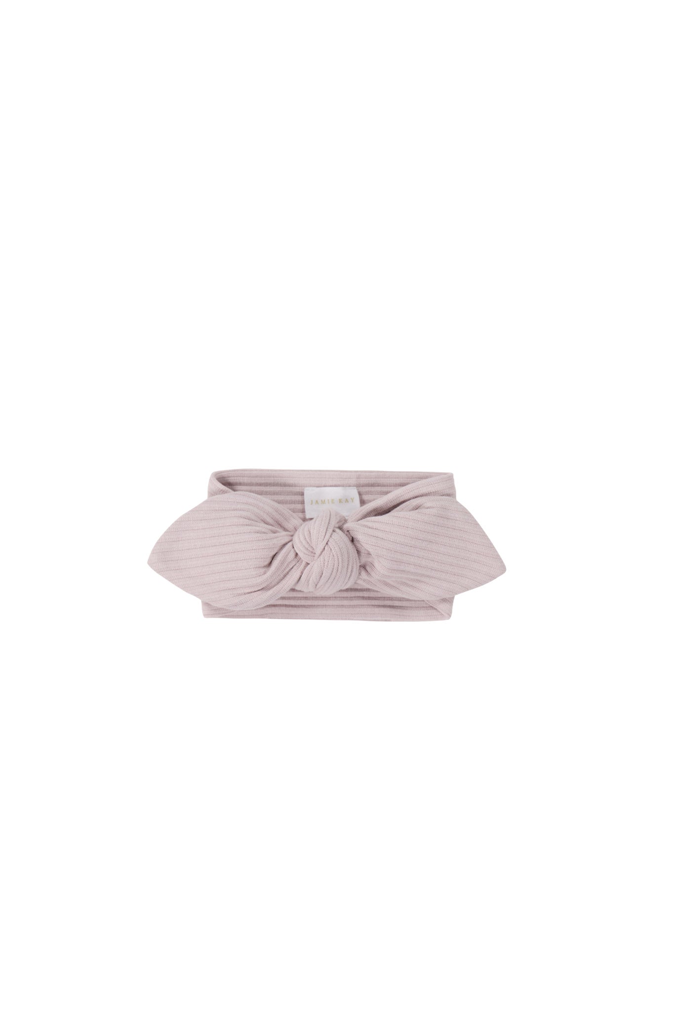 Violet Riband Rib Headband - Hushed Violet – Jamie Kay AU