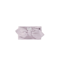 Rib Headband - Lilac Ash Childrens Headband from Jamie Kay Australia