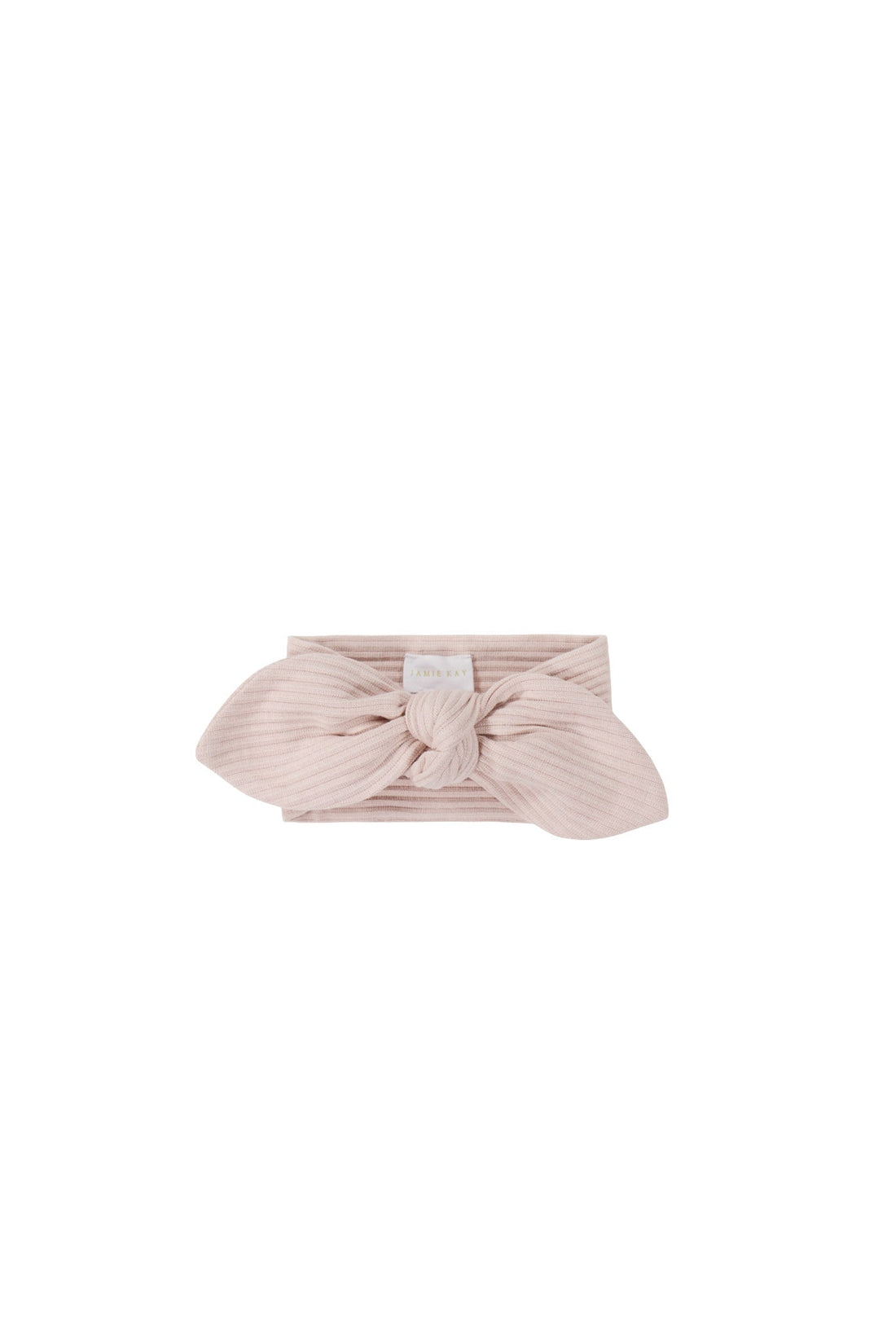 Rib Headband - Whisper Pink Childrens Headband from Jamie Kay Australia