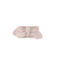 Rib Headband - Whisper Pink Childrens Headband from Jamie Kay Australia